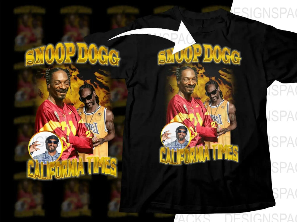 Snoop Dogg California Times Graphic Print Png Digital Download