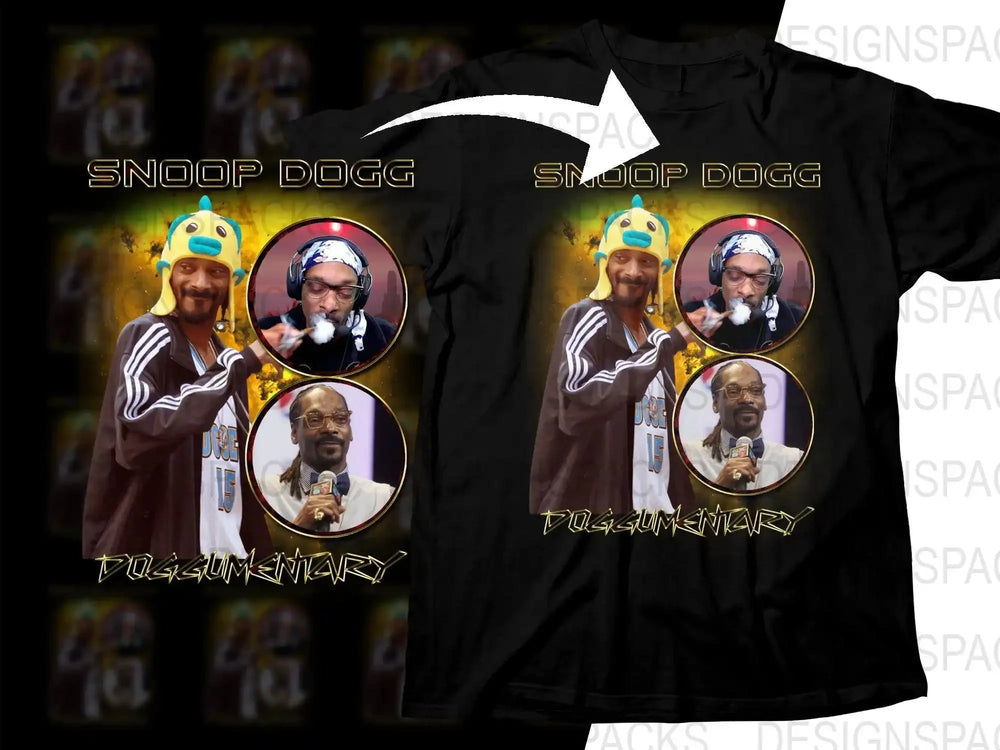 Snoop Dogg Smoking Doggumentary Graphic Art Png Digital Download