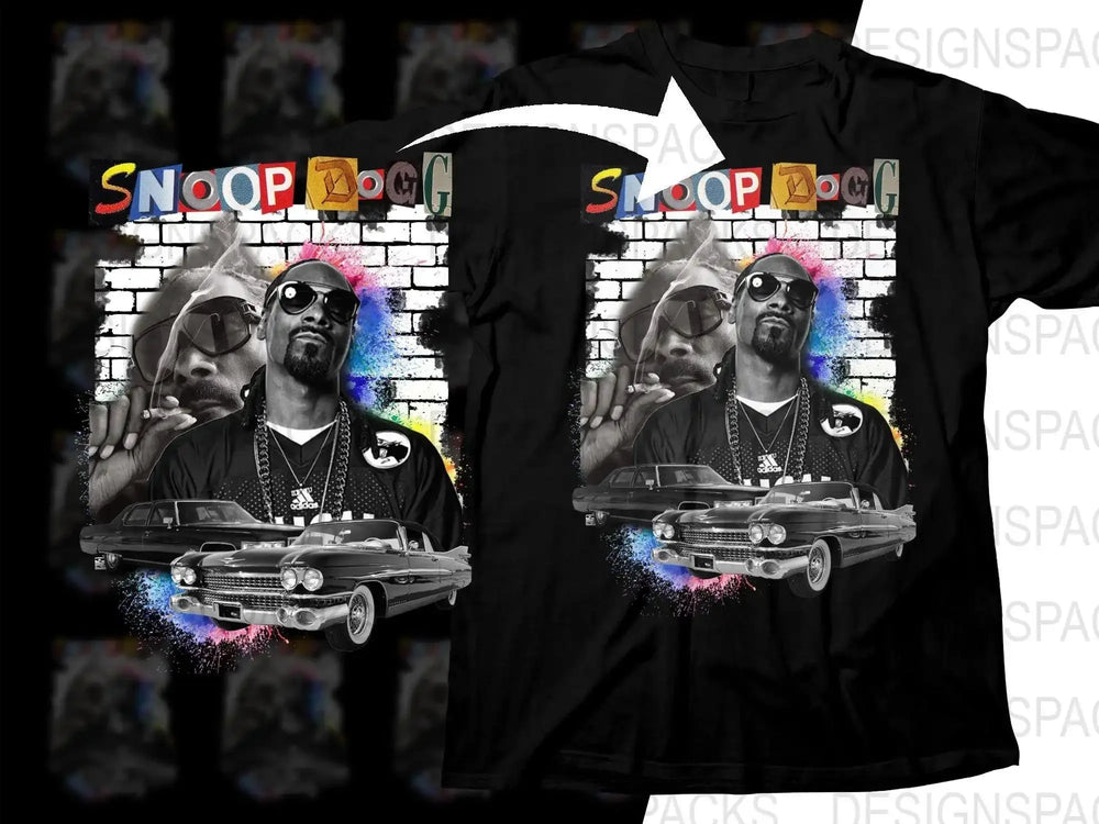 Snoop Dogg Urban Art Bootleg Graphic Design Png Digital Download