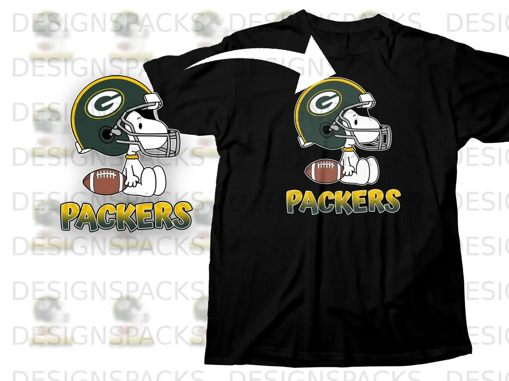 Snoopy Green Bay Packers Helmet Football PACKERS product type