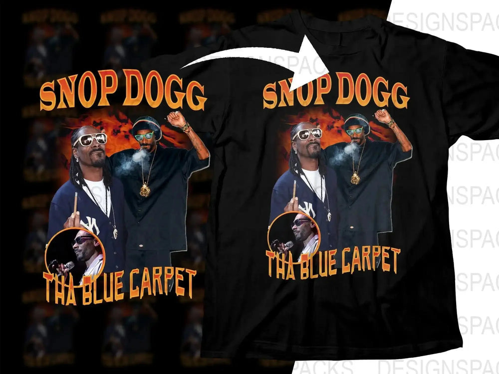 Snop Dogg Tha Blue Carpet Premium Print Png Digital Download