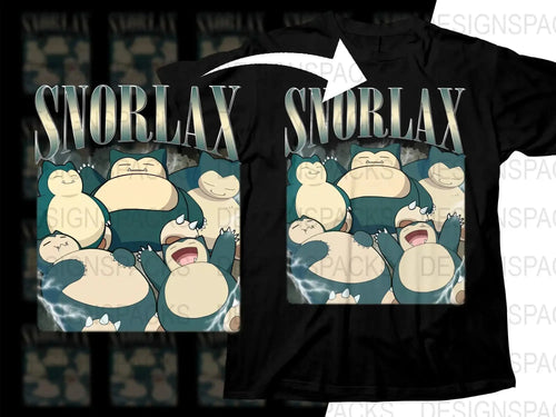 Snorlax Group Bootleg Movie Poke Png Digital Download