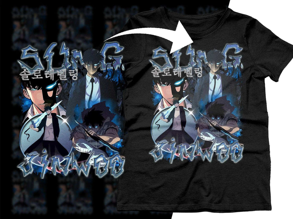 Solo Leveling Anime Bootleg Art Stylish Graphic Png Digital DOWNLOAD