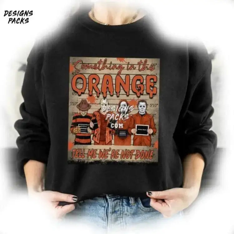 Something In The Orange Horror Universal Halloween Nights Movie Characters Mugshot Png Design