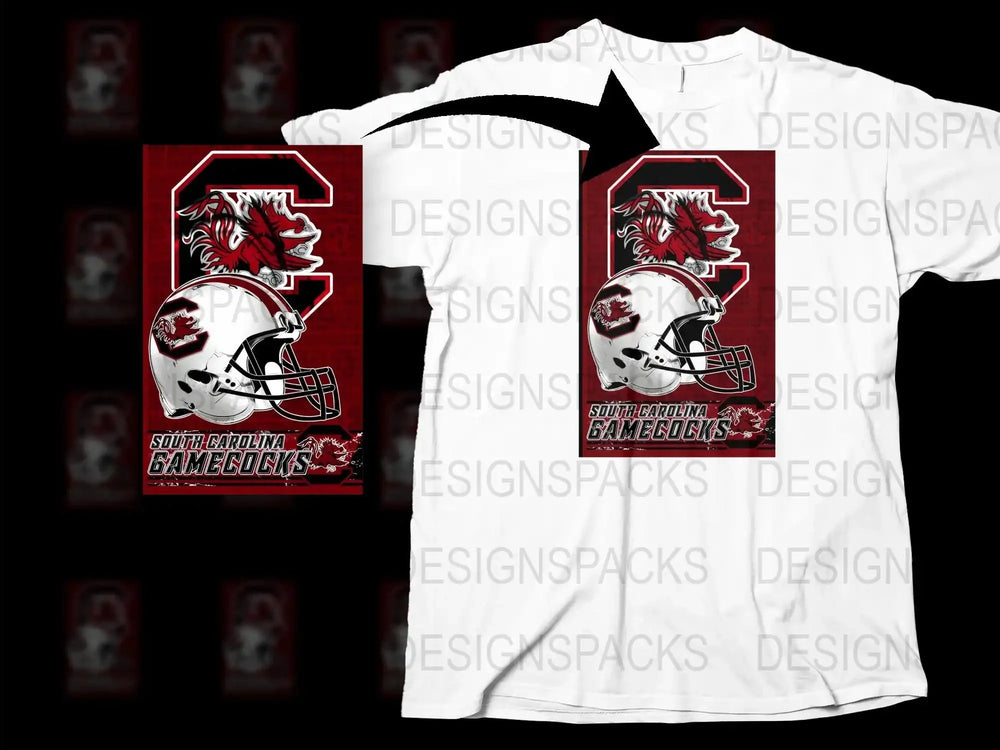 South Carolina Gamecocks T-Shirt, Vintage Sports Team Graphic Tee, University Apparel