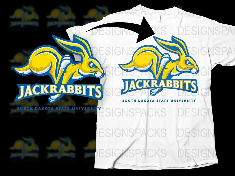 South Dakota State Jackrabbits College Football Png Digital Download