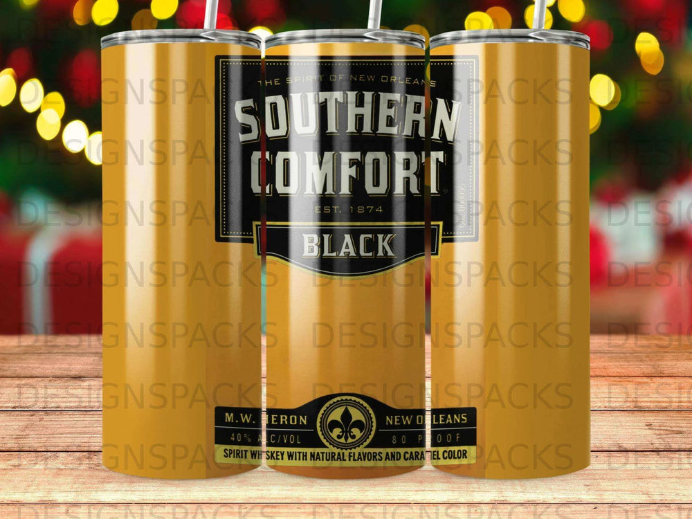 Southern Comfort Black Label Tumbler Digital Wrap Design