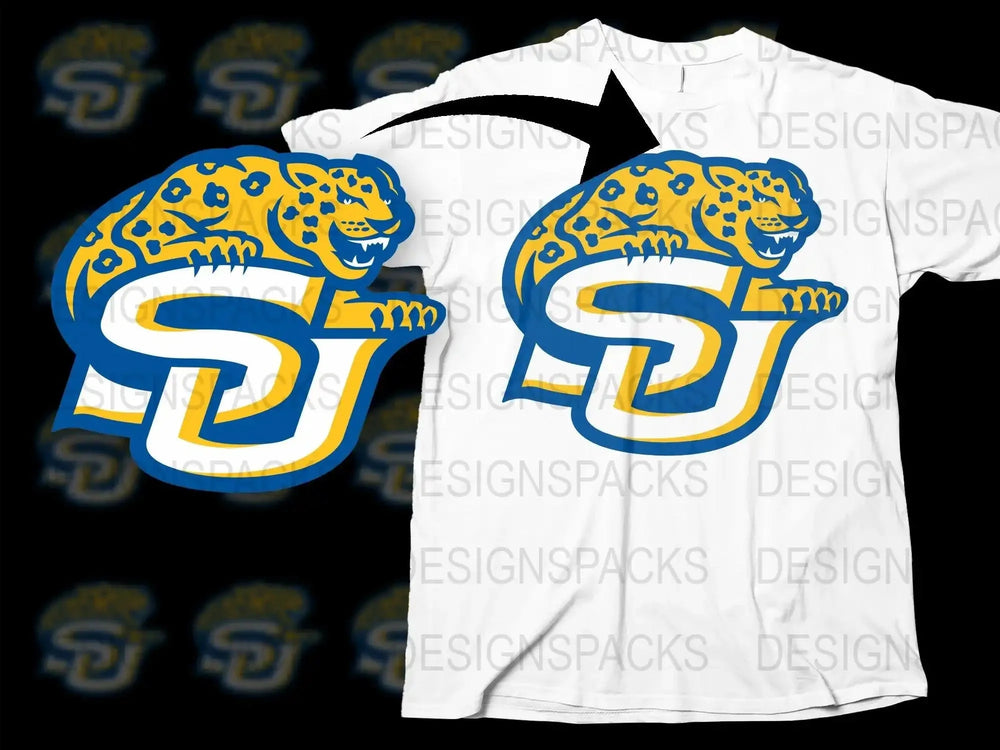 Southern Jaguars College Football Png Digital Download