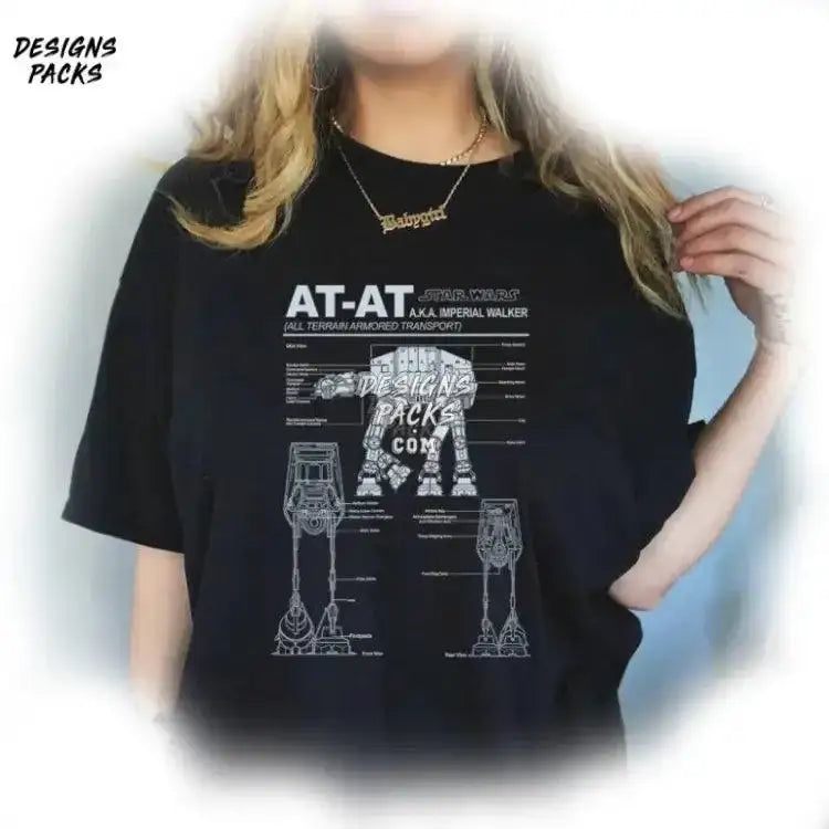 Space Serie At - At Sublimation Imperial Walker Png Design