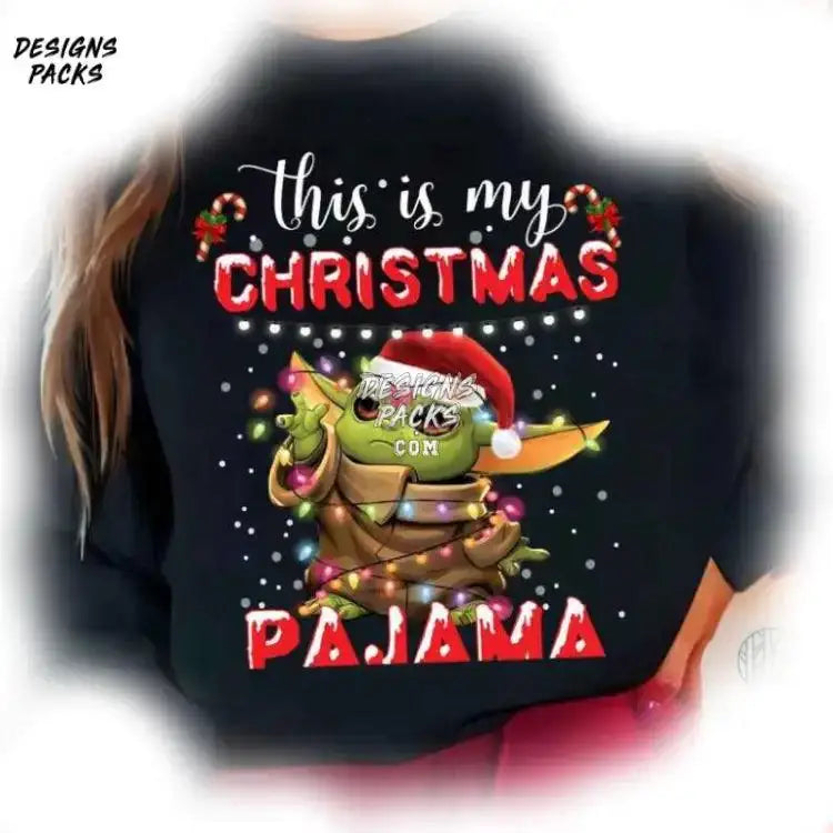 Space Serie Christmas Xmas Baby Yoda Png Design
