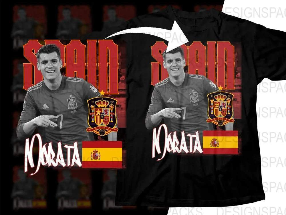 Spain Soccer Player Morata Player Soccer Png Digital Download