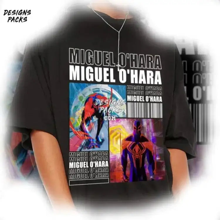 Spider Across The Spider - Verse Man 2099 Miguel O’hara Png Design