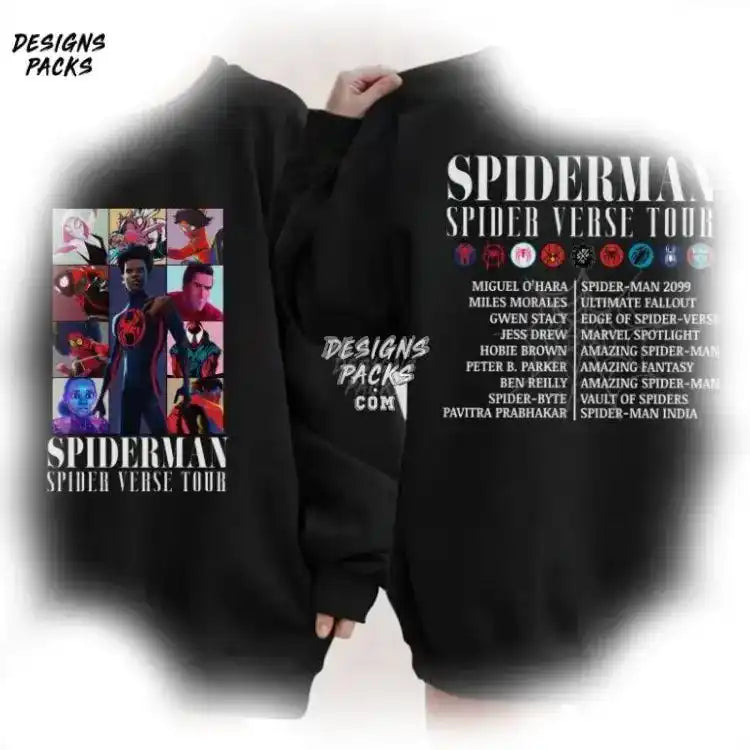 Spider - Man Across The Spider - Verse Spider - Punk Spiderman X The Spiderverse Tour Png Design