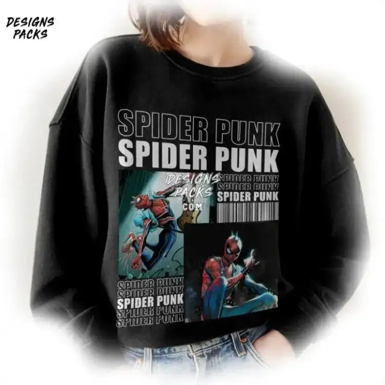 Spider - Man Spiderman Comic Spider - Punk Retro Png Design