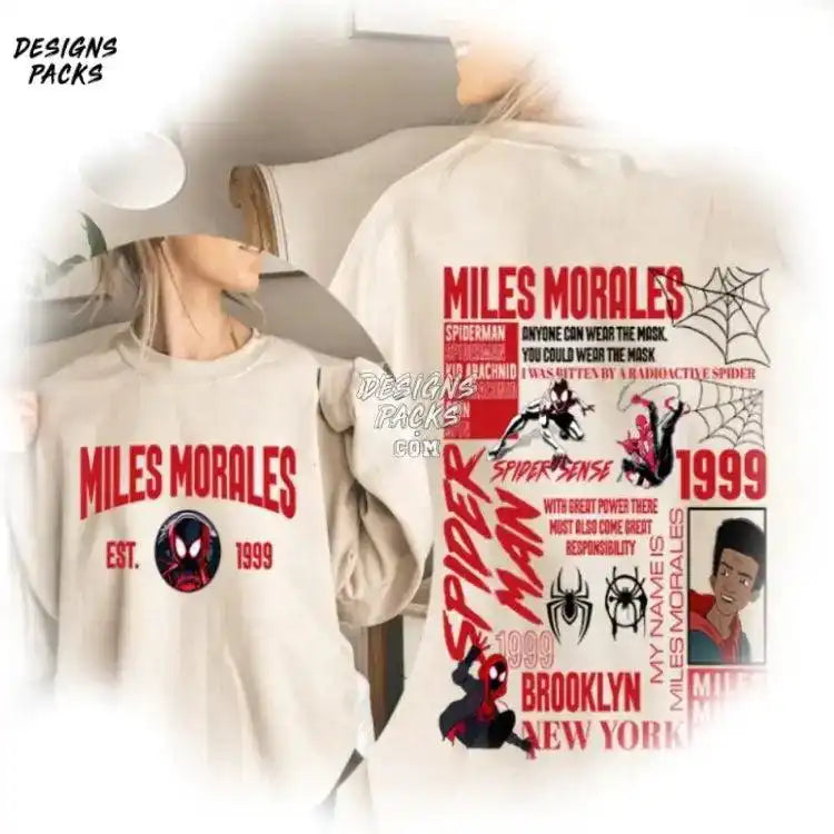 Spiderman Miles Morales Png Design