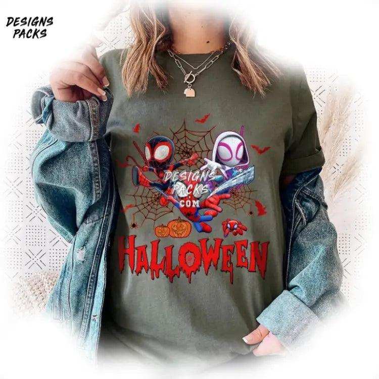 Spidey Halloween Vintage Piderman Pumpkin Png Design