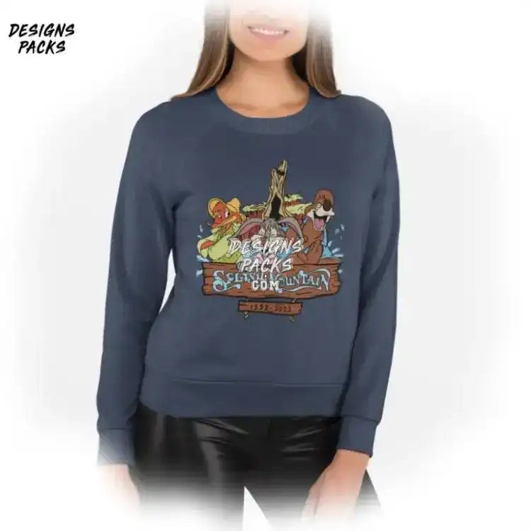 Splash Mountain 1992 To Br’er Rabbit Bear Fox Cartoon Wdw Png Design