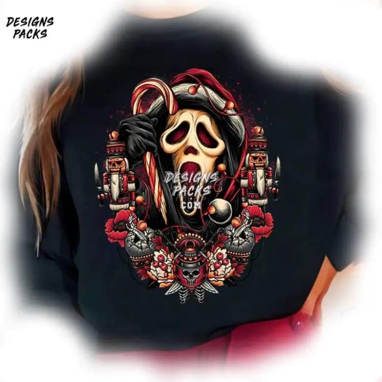 Spooky Christmas Horror Movie Ghost Png Design