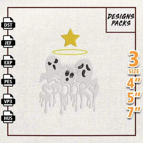 Spooky Halloween Embroidery Design