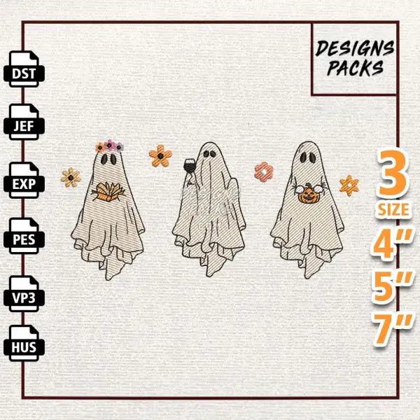 Spooky Halloween Embroidery Design