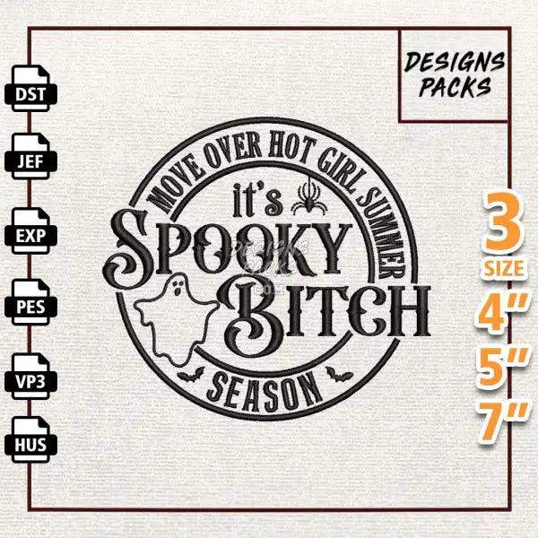 Spooky Halloween Embroidery Design