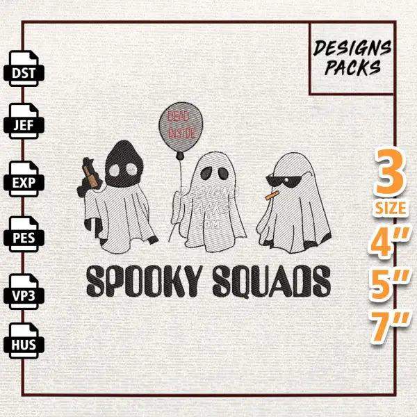 Spooky Halloween Embroidery Design