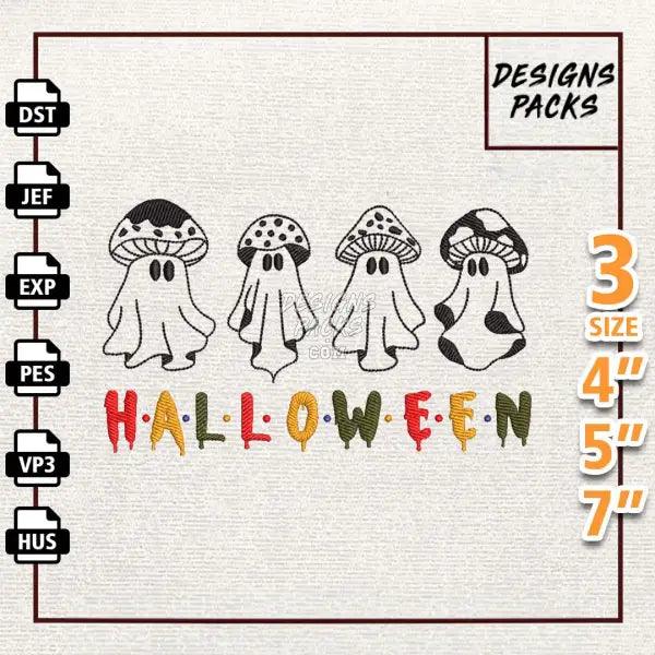 Spooky Halloween Embroidery Design