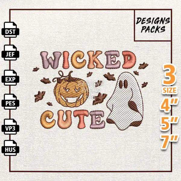 Spooky Halloween Embroidery Design