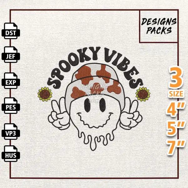 Spooky Halloween Embroidery Design