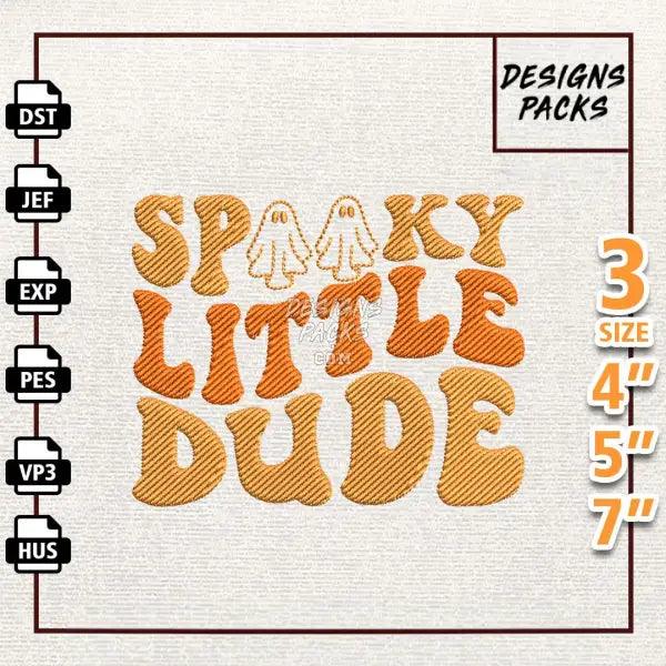 Spooky Little Dude Embroidery Design