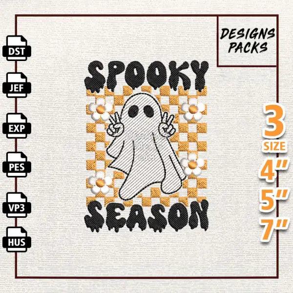 Spooky Season Embroidery Design