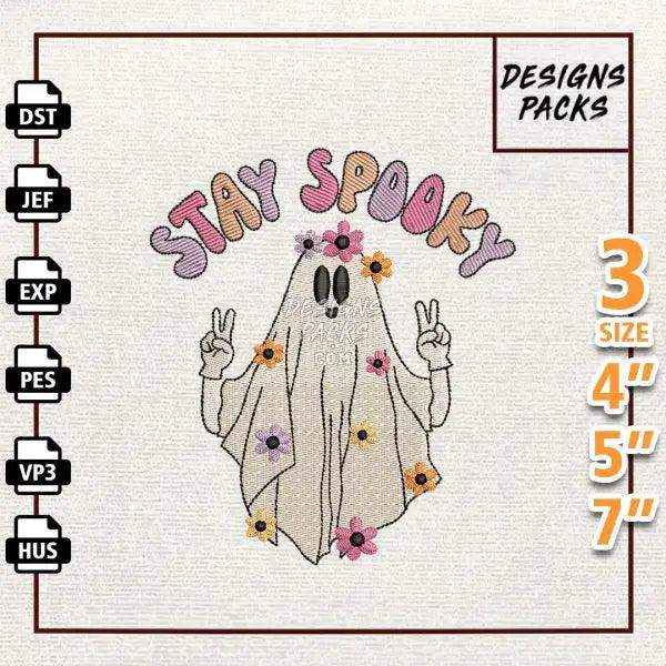 Spooky Season Embroidery Design