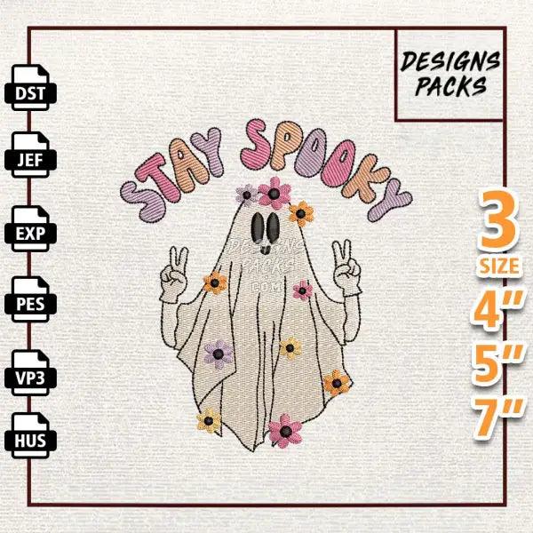 Spooky Season Embroidery Design