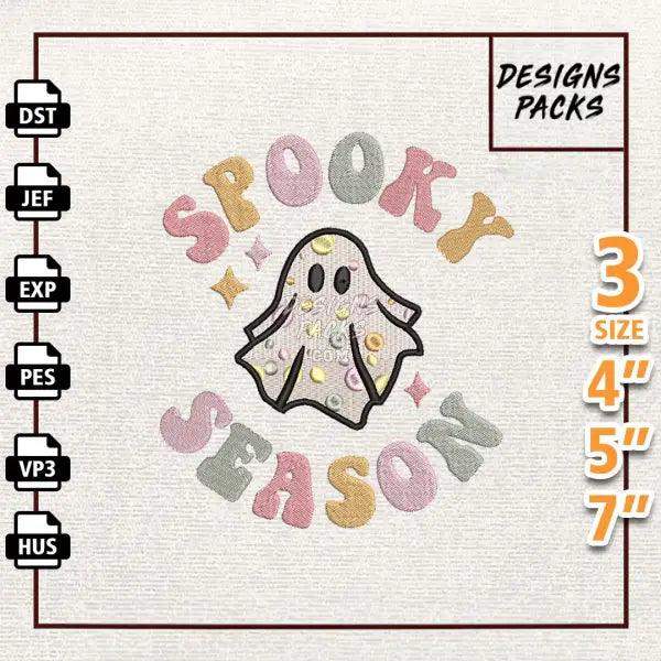 Spooky Season Embroidery Design