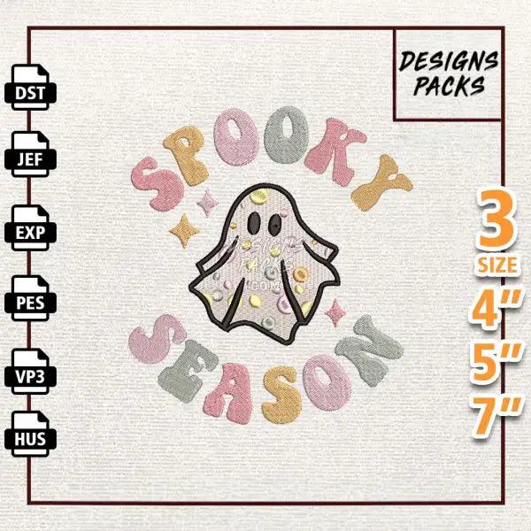 Spooky Season Embroidery Design