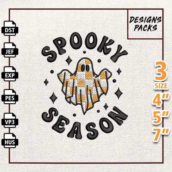 Spooky Season Embroidery Design