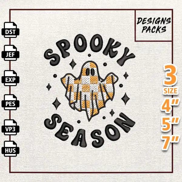 Spooky Season Embroidery Design