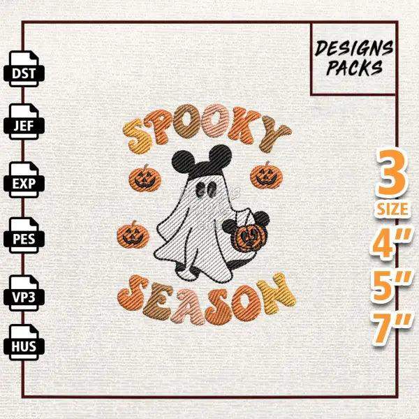 Spooky Season Embroidery Design
