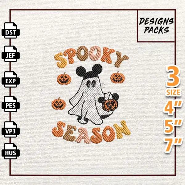 Spooky Season Embroidery Design
