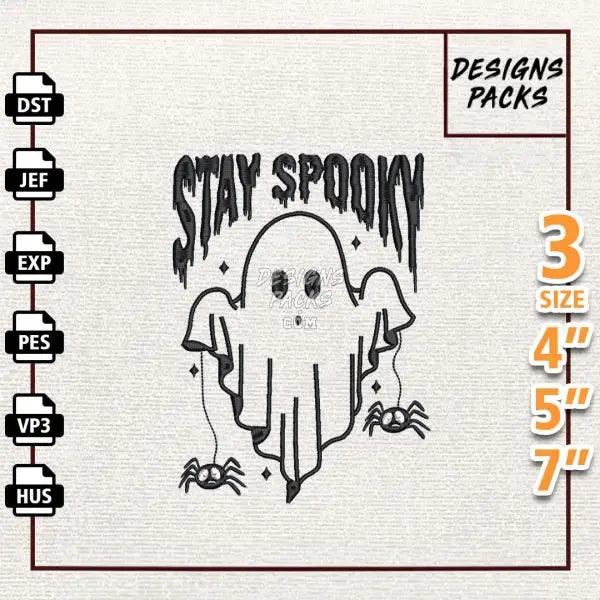 Spooky Season Embroidery Design