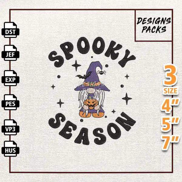 Spooky Season Embroidery Design