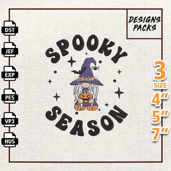 Spooky Season Embroidery Design