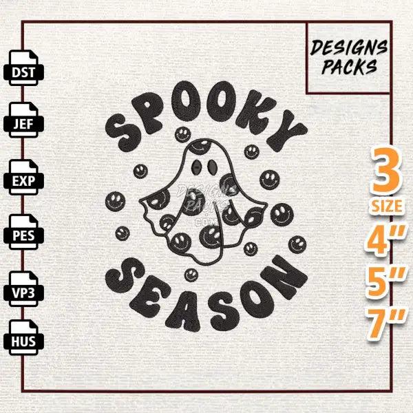 Spooky Season Embroidery Design