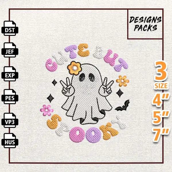 Spooky Vibes Embroidery Design