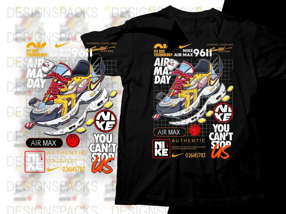 Sport Brand Air Max Authentic Limited Edition Png Digital Download