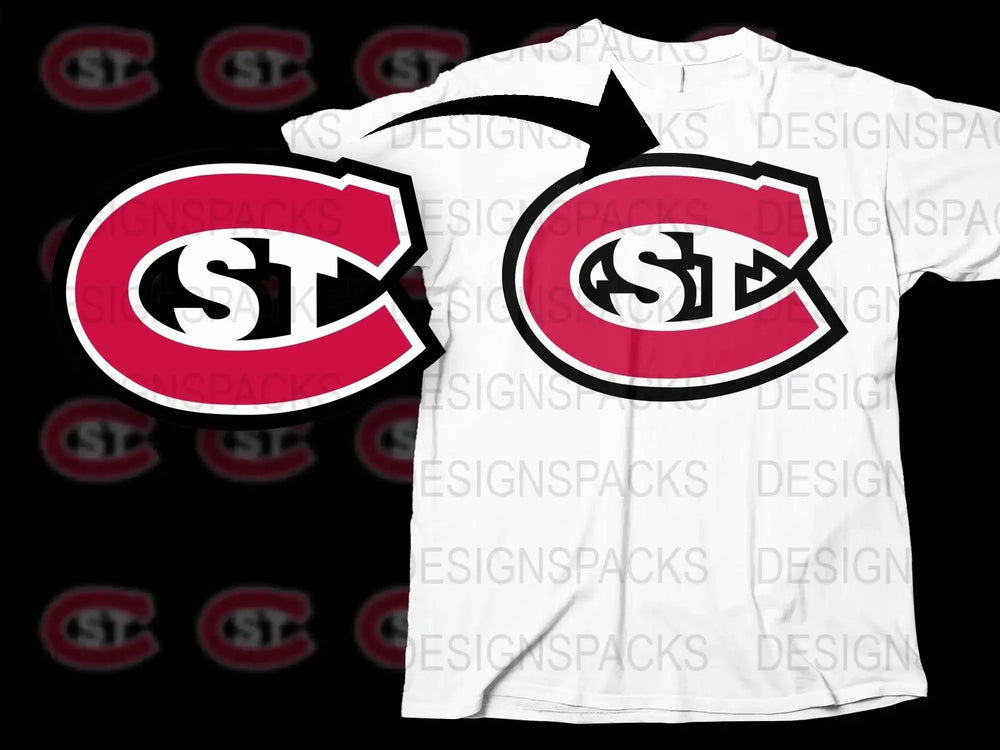 St Cloud State Huskies College Football Png Digital Download