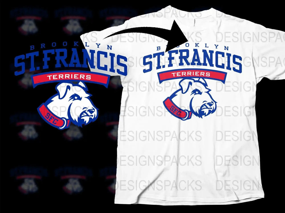 St Francis Terriers College Football Png Digital Download