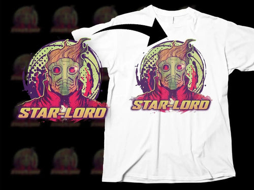 Star-Lord Graphic Design Cool Superhero Themed Png Digital Download