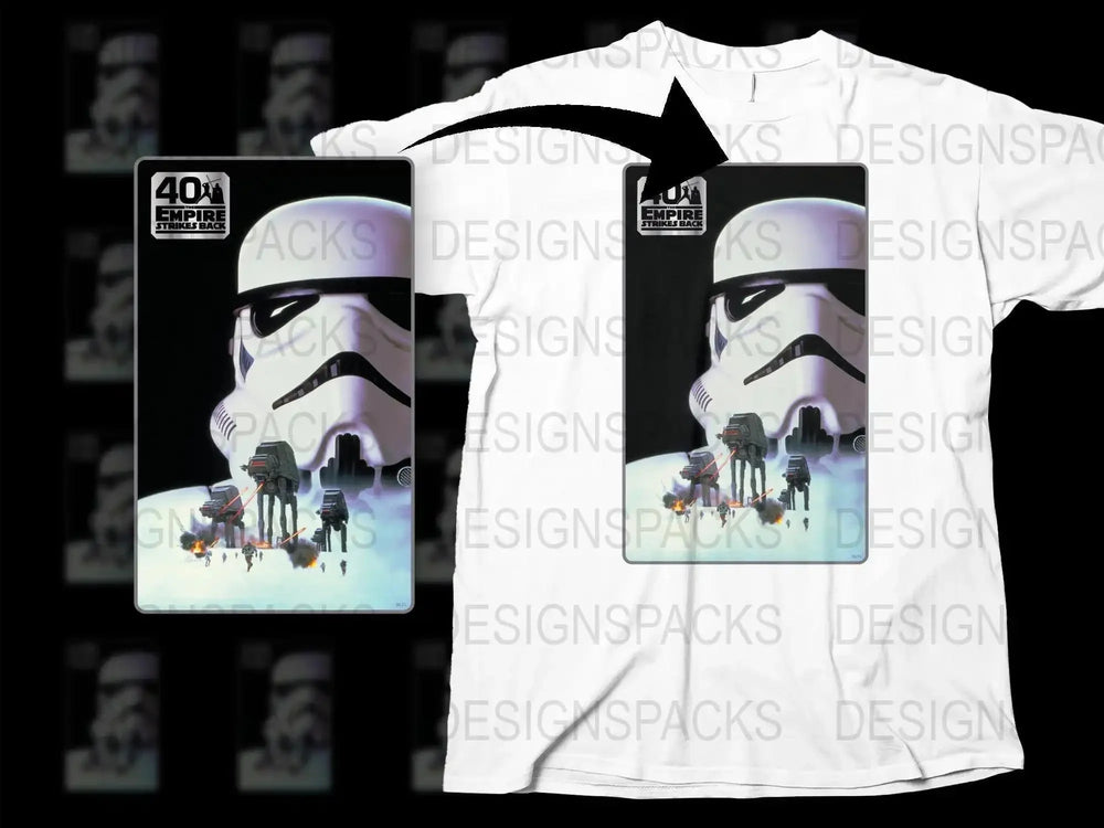Star Wars 40th Anniversary Empire Strikes Back Png Digital Download