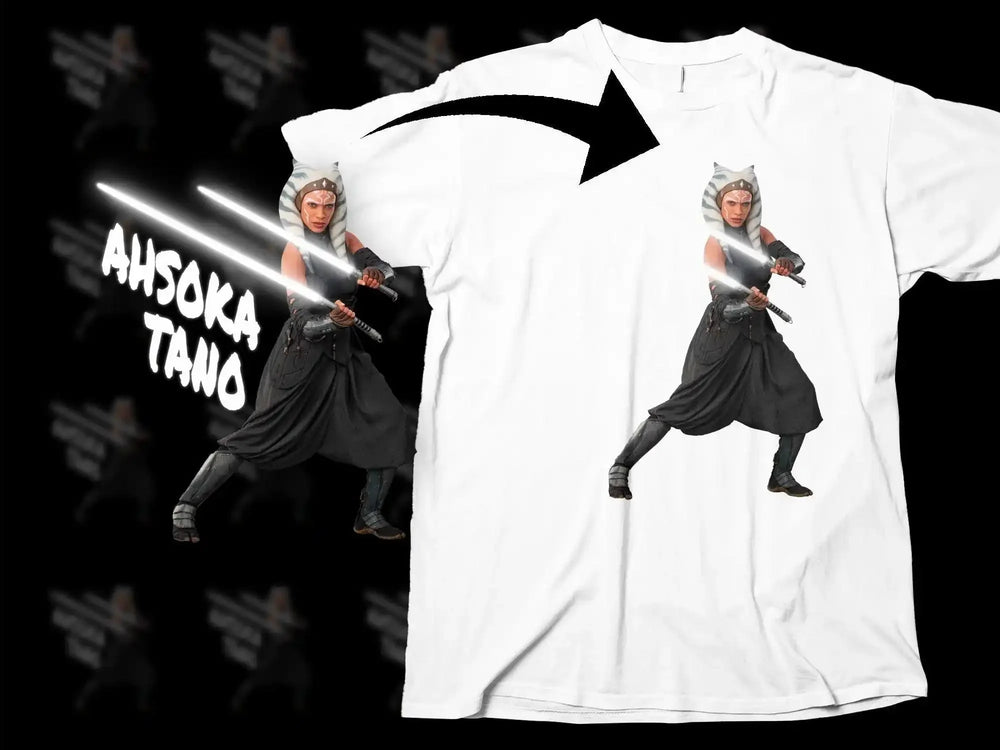 Star Wars Ahsoka Tano Character Action Pose Png Digital Download